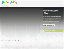 Tablet Screenshot of googleplay.sk